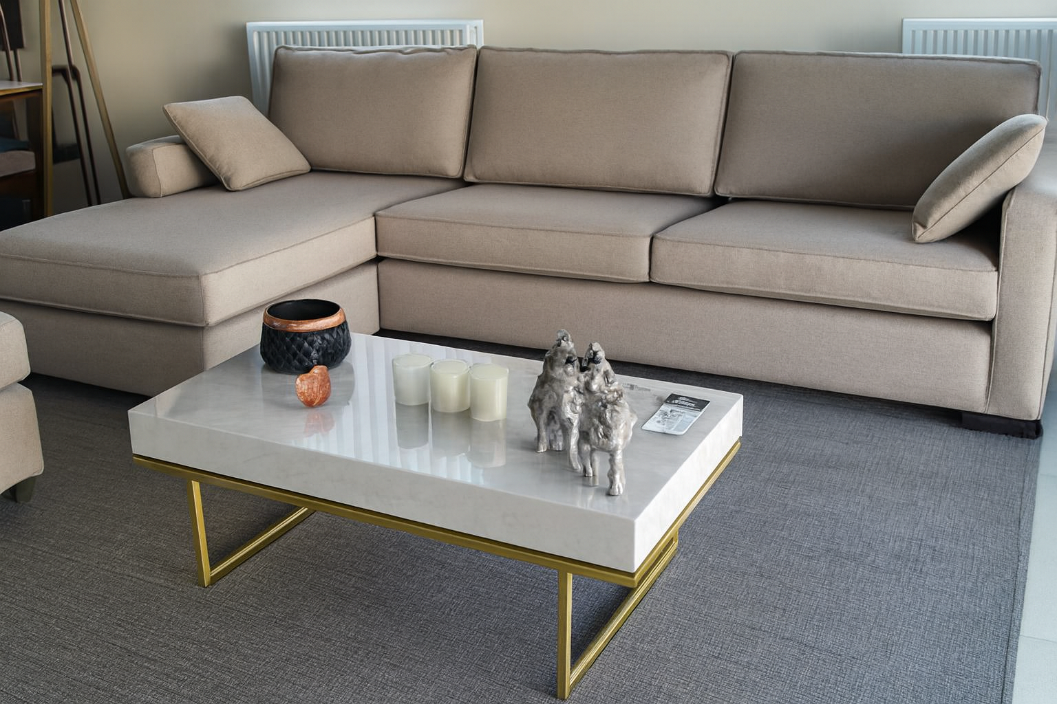 Sala de Estar com Sofá Sob Medida